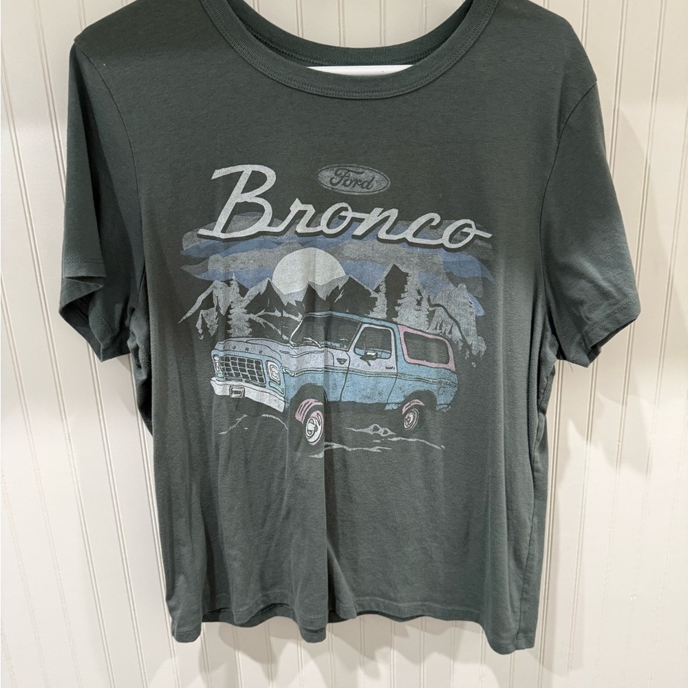 Hybrid Apparel Ford Bronco Dark Grey Graphic Tee